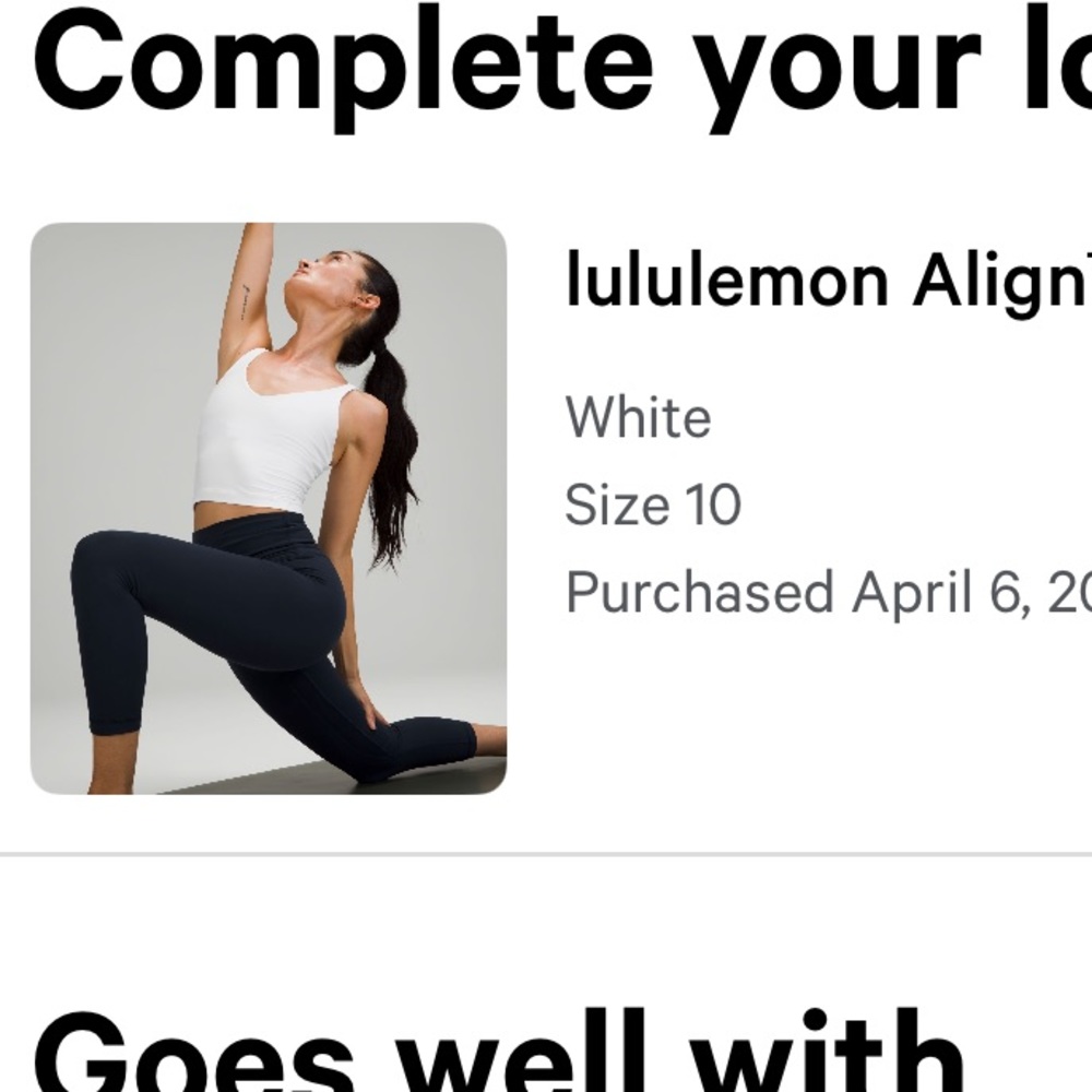Lulu align tank